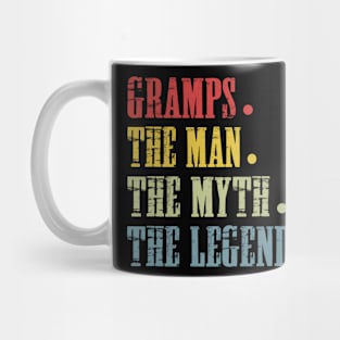 Gramps The Man The Myth The Legend T Shirt for Father Mug